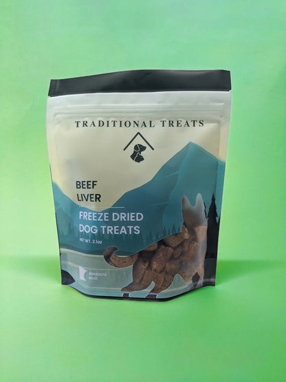 Traditional Freeze Dried Dog Treats- Beef Liver