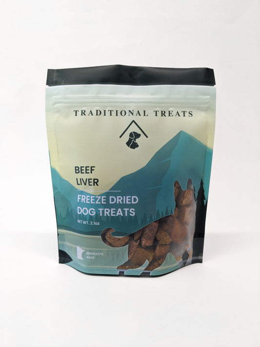 Traditional Freeze Dried Dog Treats- Beef Liver