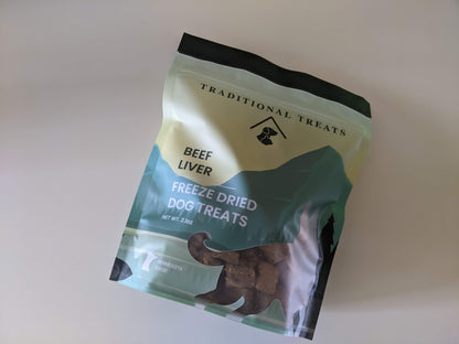 Traditional Freeze Dried Dog Treats- Beef Liver