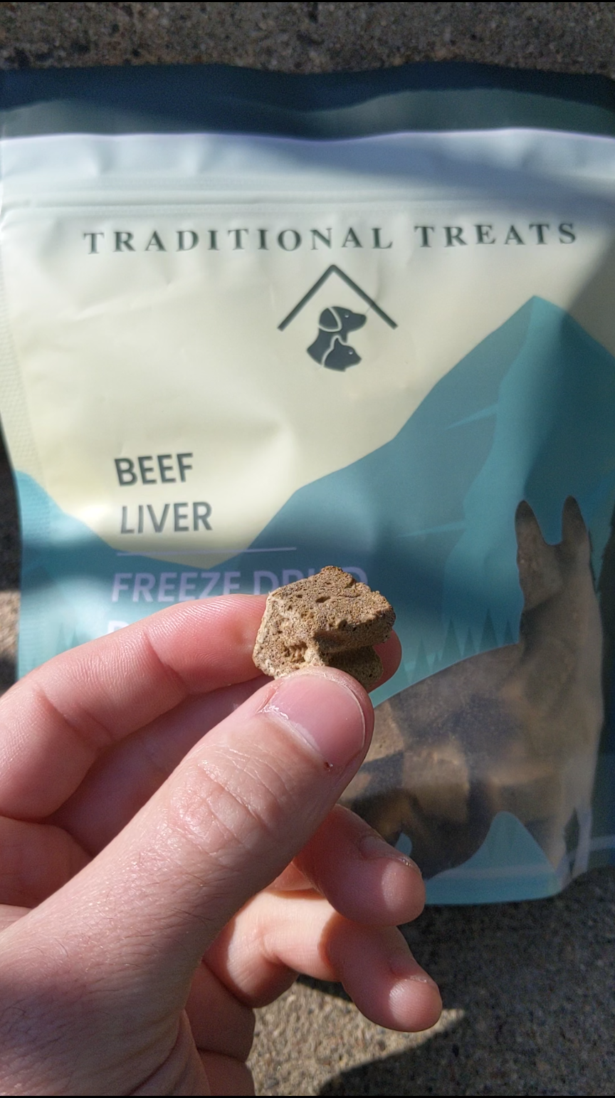 Traditional Freeze Dried Dog Treats- Beef Liver